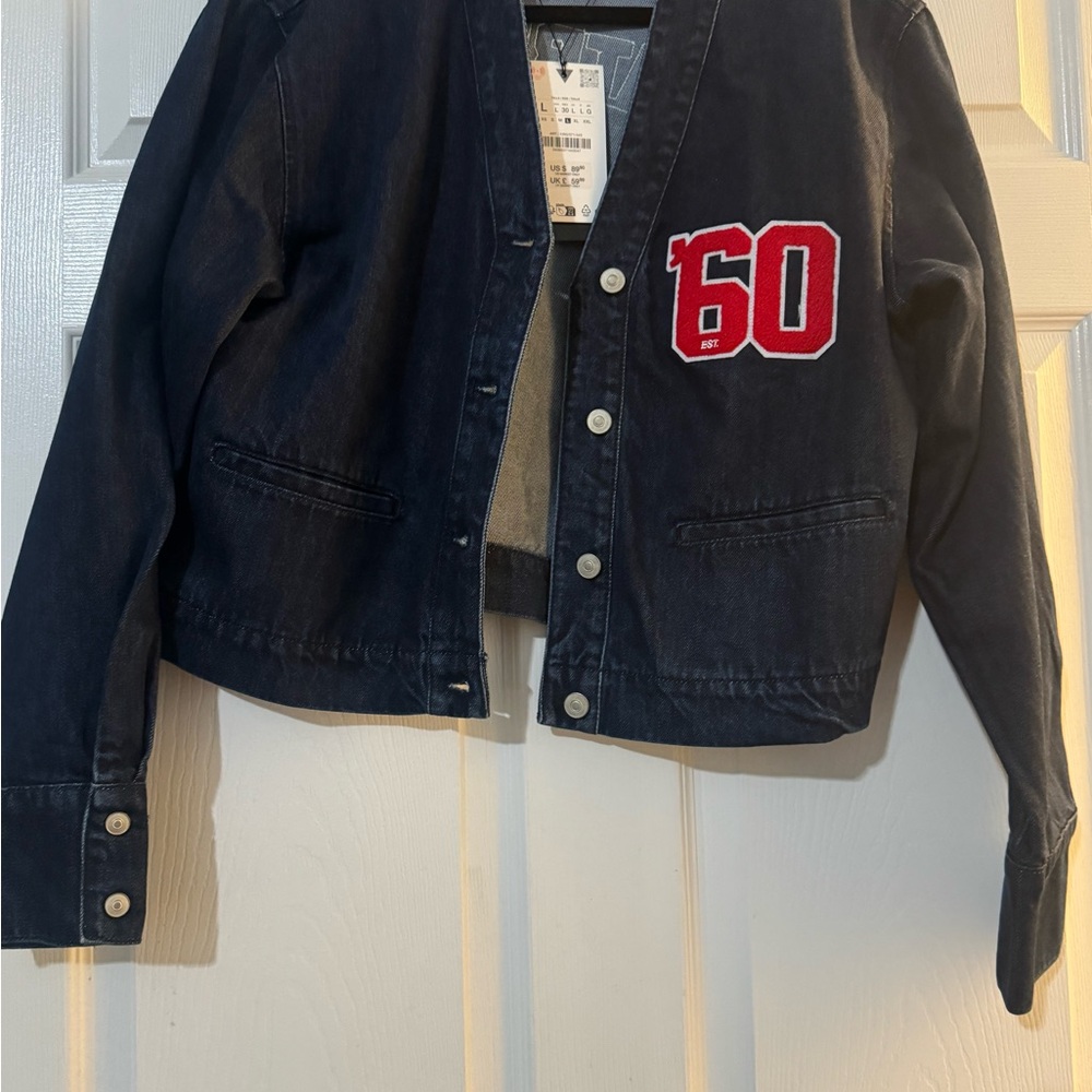 Zara Patriots denim jacket